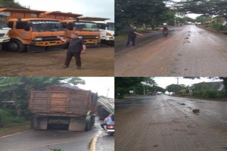 Ruas Jalan Nasional Cigeulis Panimbang