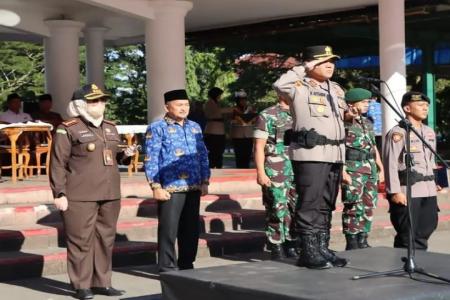 Kapolres Lebak Pimpin Apel Gelar Pasuk