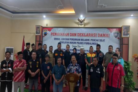 Pembinaan dan deklarasi damai LSM Orma