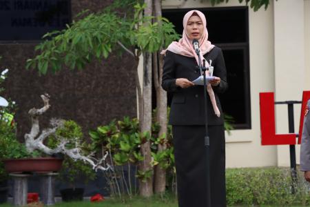 BUPATI dan POLRES DEMAK PIMPIN APEL PE