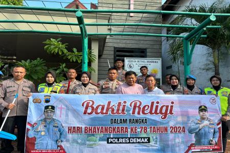 SAMBUT HARI BHAYANGKARA KE 78 POLR