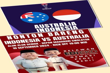 NONTON BARENG BERSAMA PASLON BUPAT