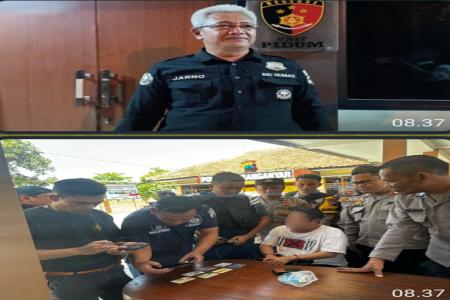 KOBOY PENEMBAK BAN DITANGKAP POLSEK KA