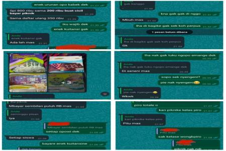 MARAKNYA DUGAAN PUNGLI SMP N 1 KEB