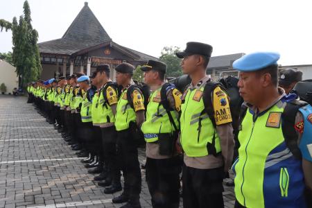 Polres Demak Gelar Apel Kesiapan Penga