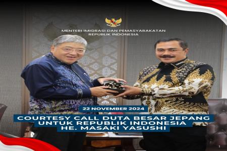 Kunjungan kedutaan besar Jepang bertem