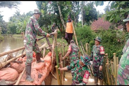 TANGGUL IRIGASI BTW JEBOL, KODIM P