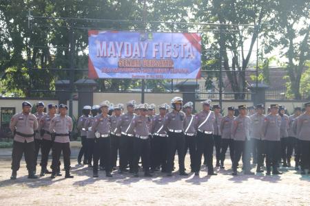 KAPOLRES SUMENEP PIMPIN APEL SIAGA