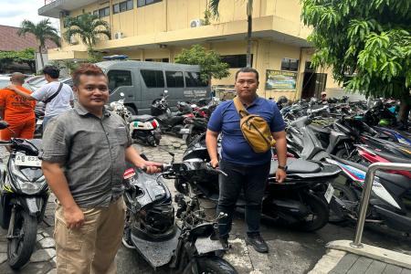 GEGER DI DEPAN SMK MUHAMMADIYAH 3 YOGYAKARTA SAT RESKRIM AMANKAN DUA P