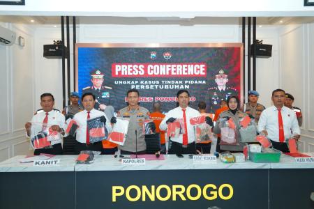 POLRES PONOROGO UNGKAP KASUS KEKER