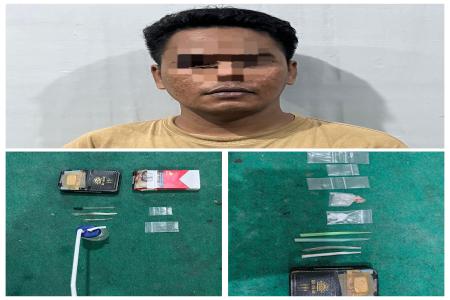 POLSEK KANGEAN AMANKAN PENGEDAR SA