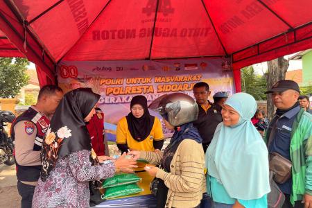 Polresta Sidoarjo Gelar Gerakan Pangan