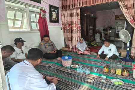 Polres Pasuruan Beri Santunan Keluarga