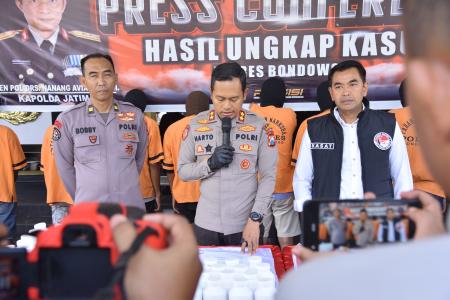 Polres Bondowoso selama Operasi Tumpas Narkoba Semeru 2025 Amankan 109