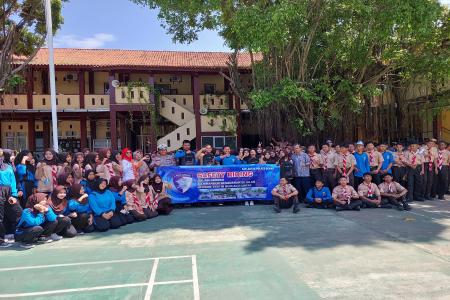  Sapa Pelajar Satlantas Polres Demak E