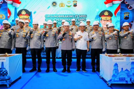 Kapolri Resmikan 32 SPPG dan Groundbre