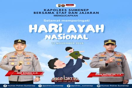 Hari Ayah Nasional 2025 Polres Sumenep