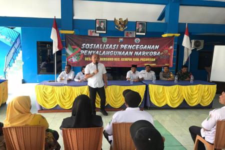 Satresnarkoba Polres Pasuruan Gelar So