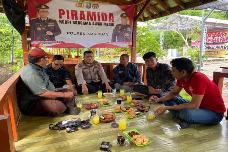NGOPI BARENG AWAK MEDIA, POLRES PA