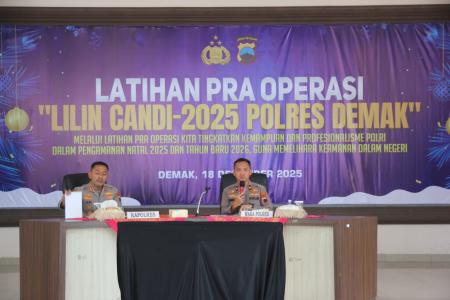  Operasi Lilin Candi 2025  Polres Dema