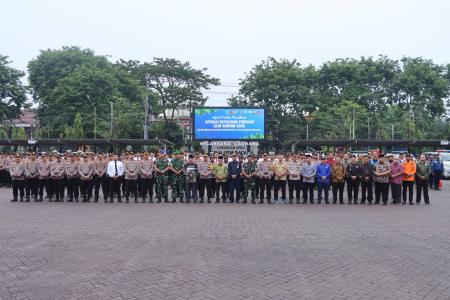 Apel Operasi Lilin Semeru 2025 Polres 